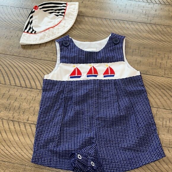 ⛵️Sailboat Summer 🏖️☀️Set 4 Your Wee One🍀 Bucket🪣Hat🧢 2! Easy In and Out😃 - Picture 7 of 17